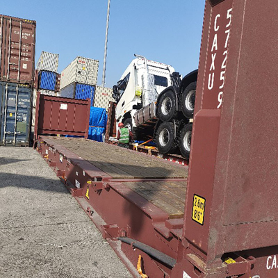 RORO/OOG-Fracht von chinesischen Frachtvertretern für Müllwagen und Betonmischer und Traktor